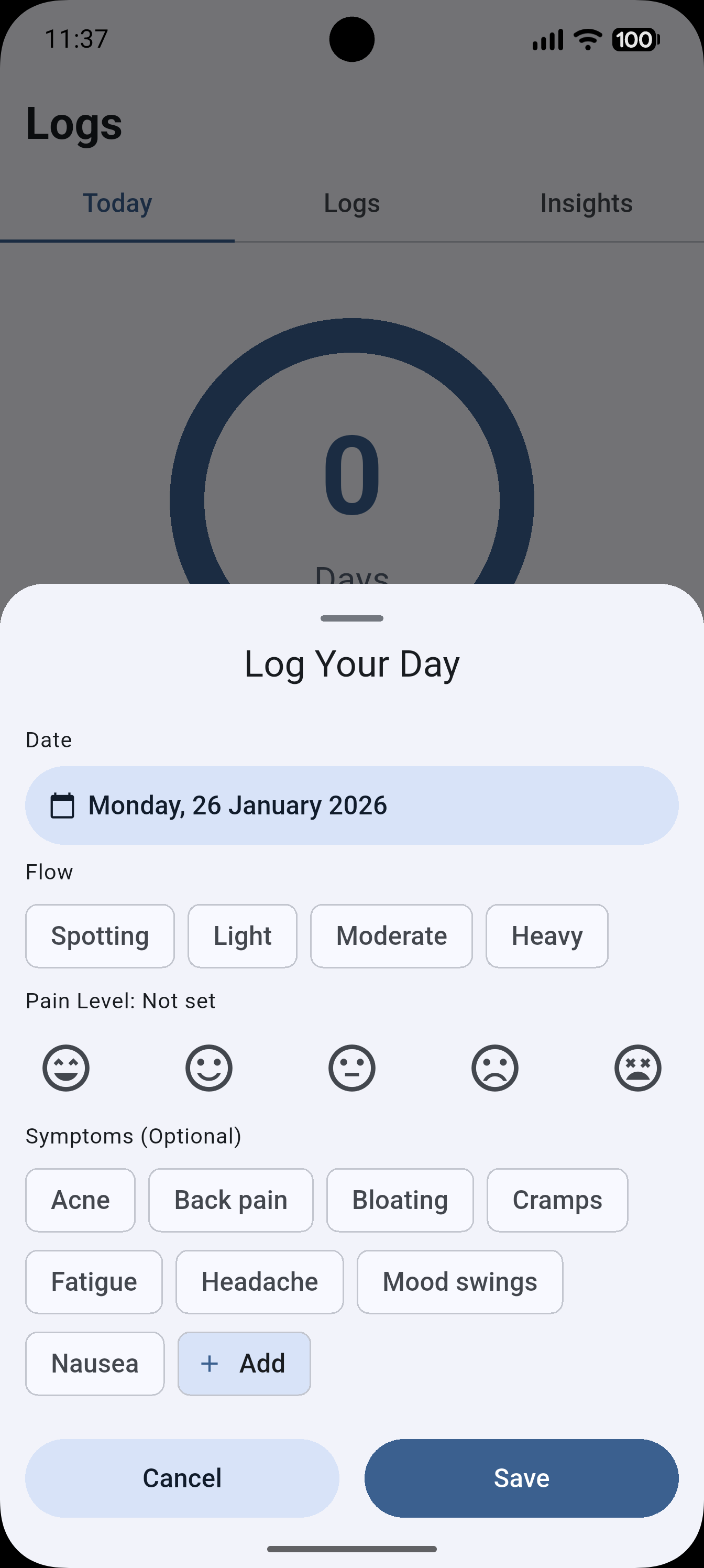Log your day
